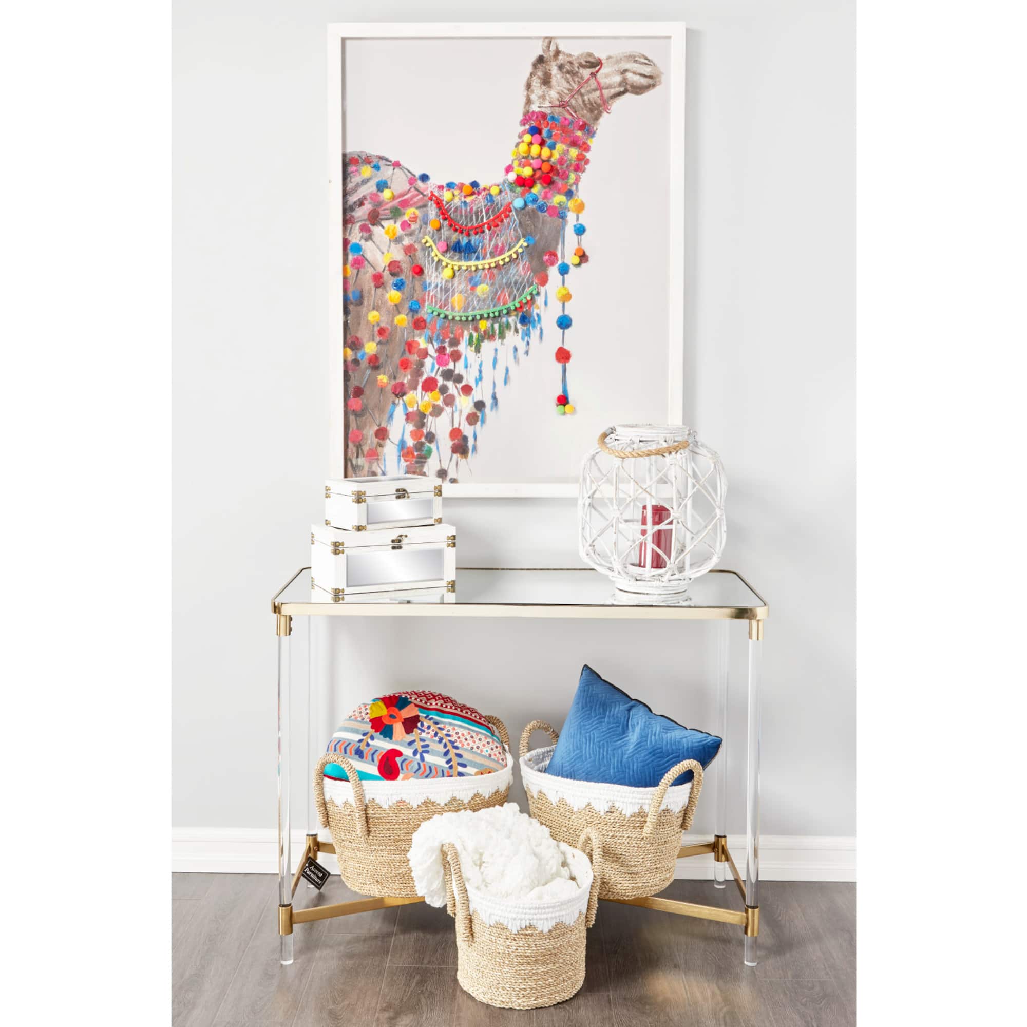 Brown Sea Grass Natural Storage Basket Set